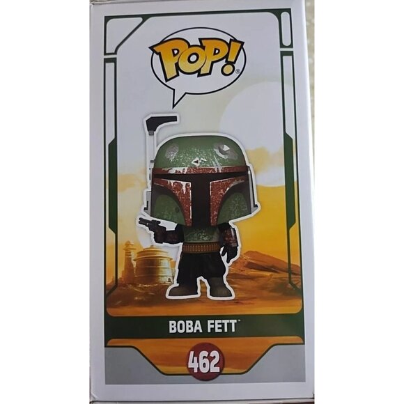 Funko Pop Star Wars Boba Fett #462 Target Exclusive Red Chrome Figure - Picture 3 of 8